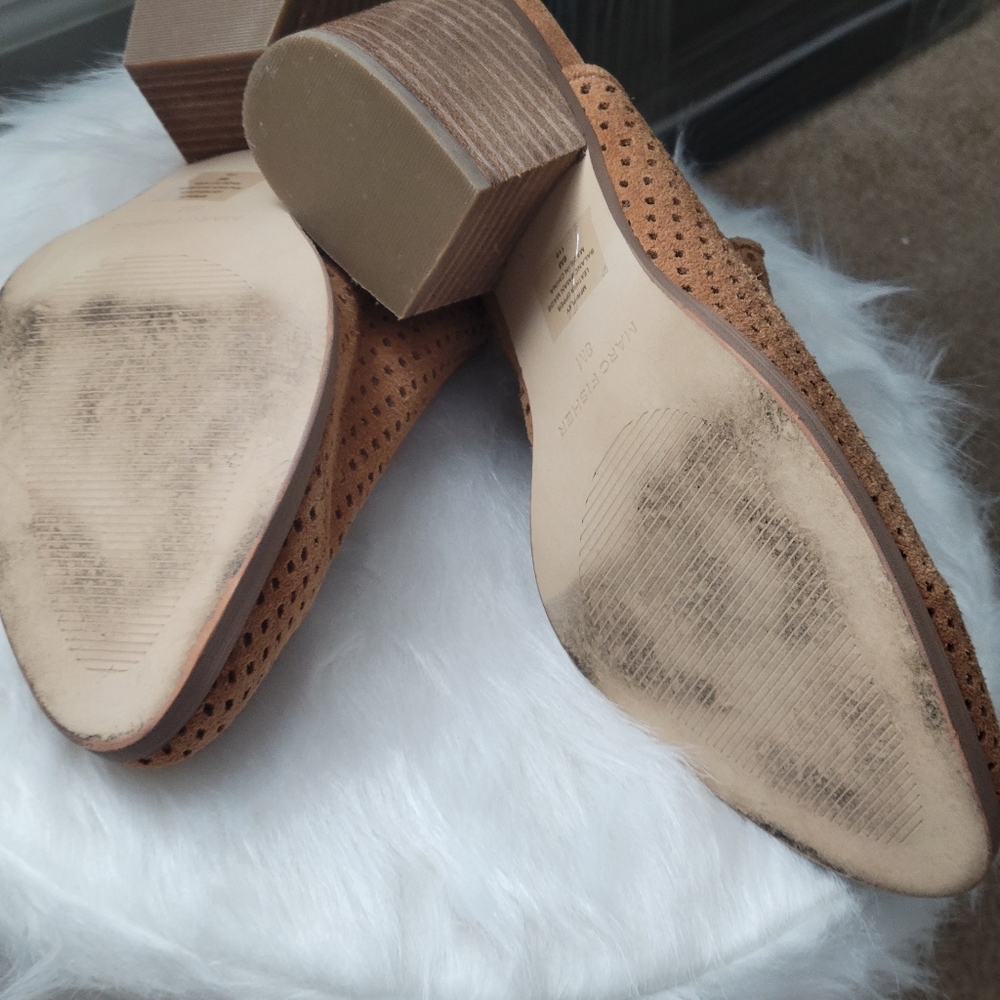 Marc Fisher Camel Color Mules. Size 8 - image 5